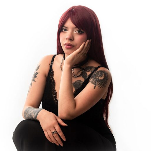 NathashaHotson shows recorded image